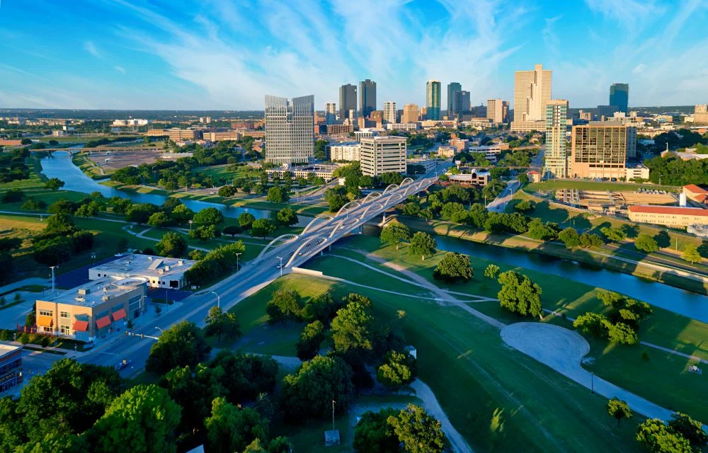 Fort Worth city view
